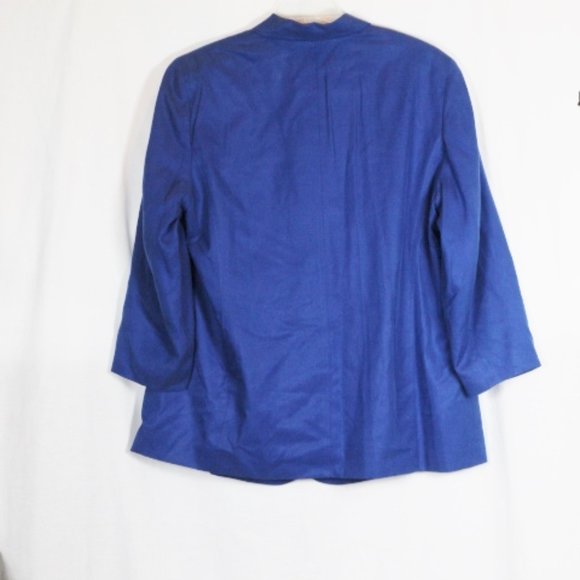 Real Clothes Blue Women's 2 Pc Career Tank Blazer Set Outfit 14 038 - Picture 3 of 6